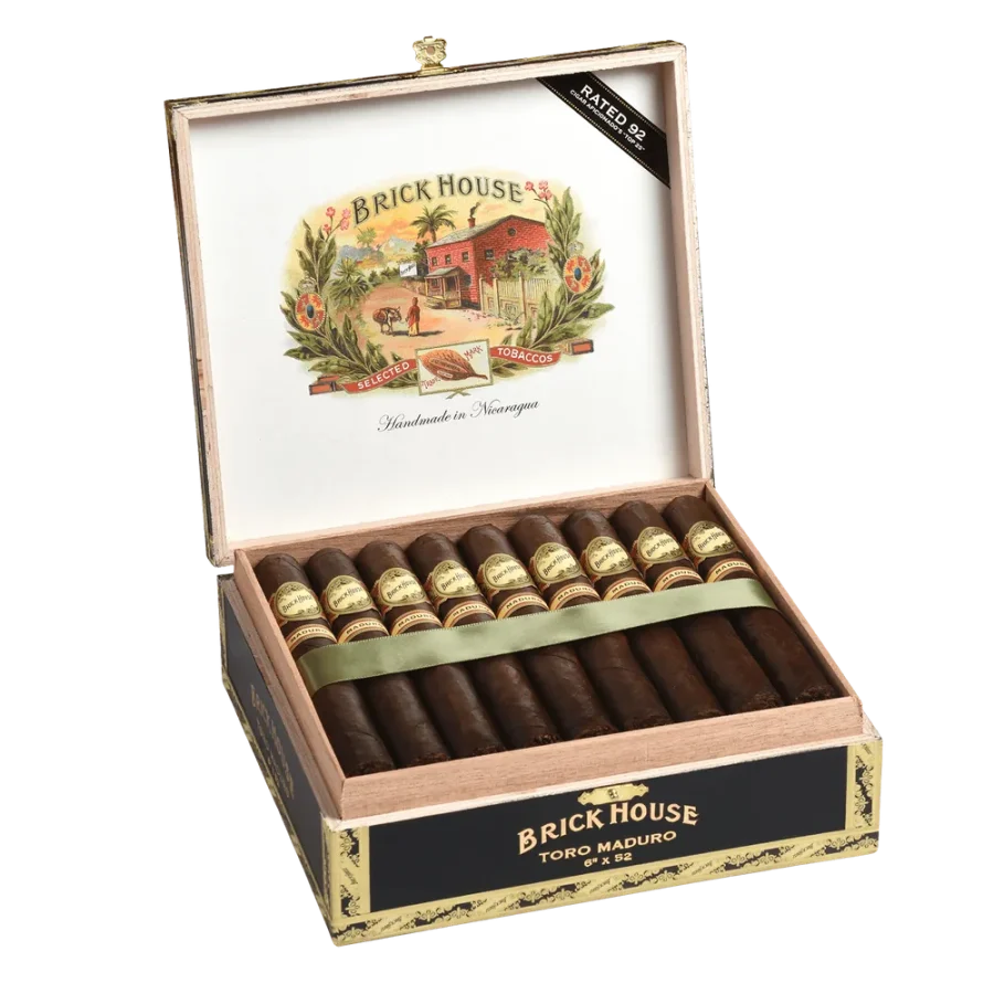 Open box of Brick House cigars